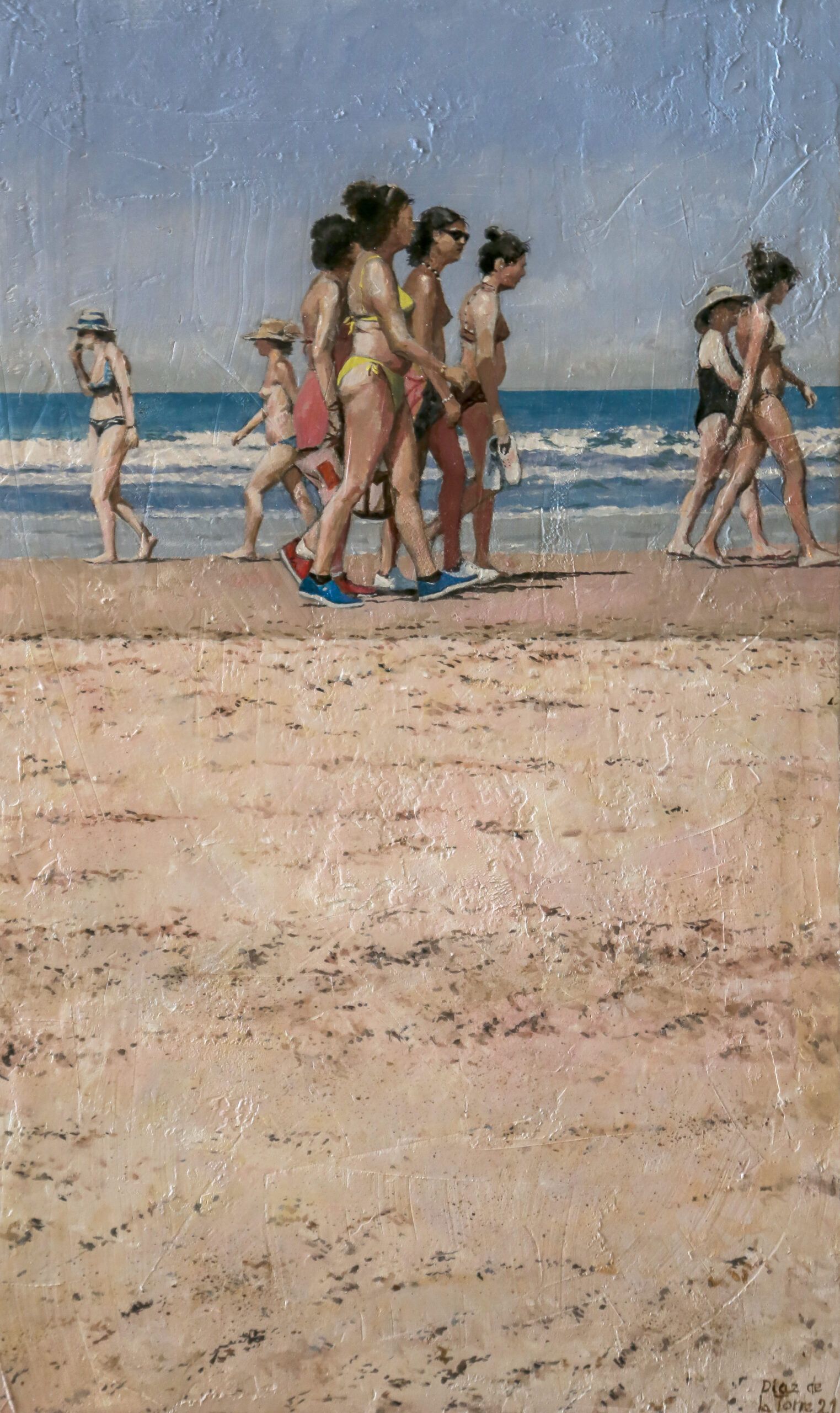 "De la muerte no he pavor"<br />
Óleo/tabla 49x60 (2013)