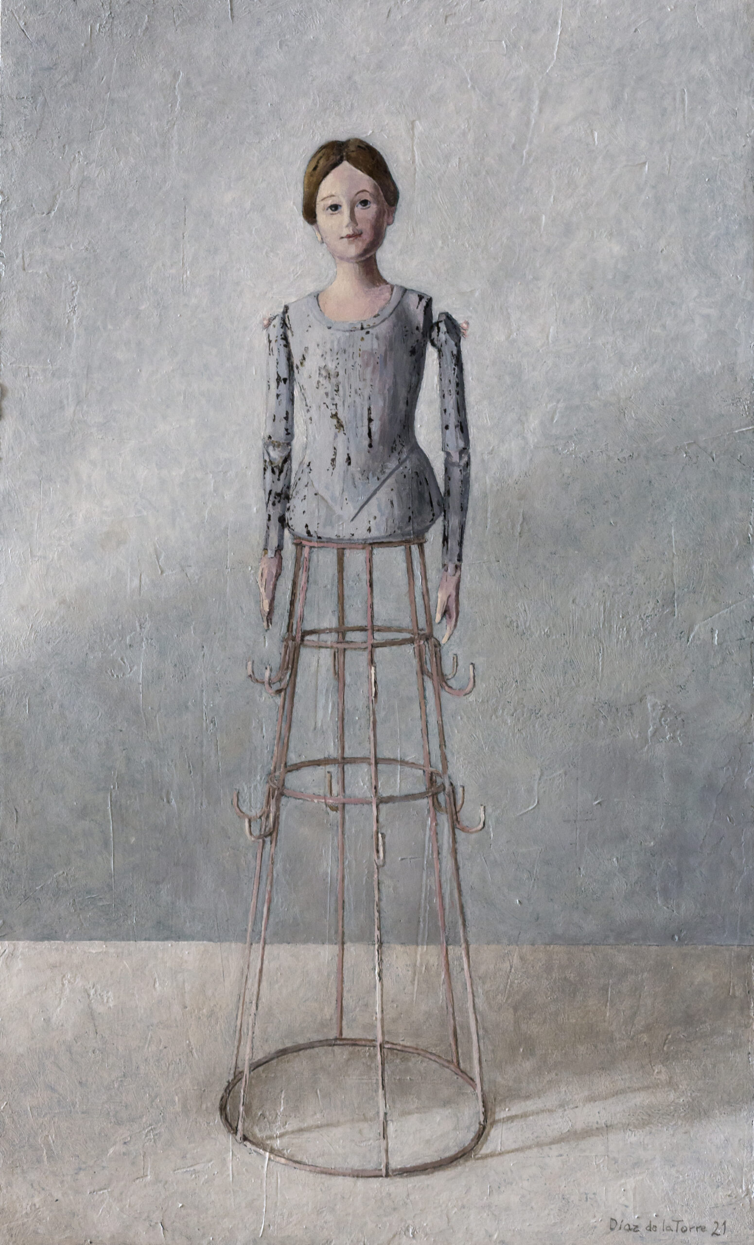 "De la muerte no he pavor"<br />
Óleo/tabla 49x60 (2013)