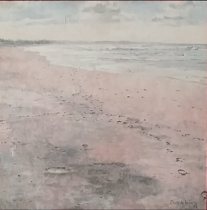 "De la muerte no he pavor"<br />
Óleo/tabla 49x60 (2013)